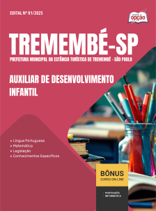 apostila-prefeitura-de-tremembe-pdf-auxiliar-de-desenvolvimento-infantil-2025