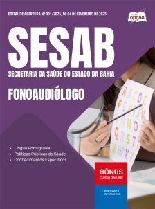 apostila-sesab-pdf-fonoaudiologo-2025