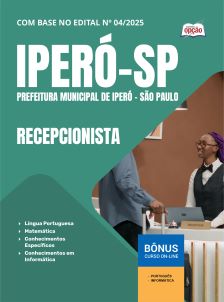 apostila-prefeitura-de-ipero-pdf-recepcionista-2025