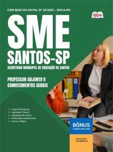apostila-prefeitura-de-santos-pdf-professor-adjunto-ii-2025
