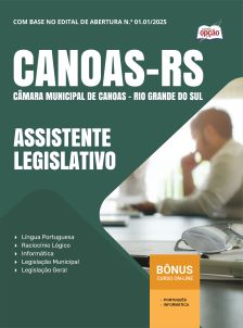 apostila-camara-de-canoas-pdf-assistente-legislativo-2025