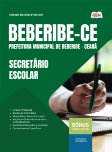 apostila-prefeitura-de-beberibe-pdf-secretario-escolar-2025