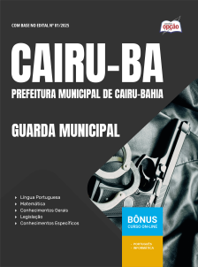 apostila-prefeitura-de-cairu-pdf-guarda-municipal-2025