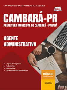 apostila-prefeitura-de-cambara-pdf-agente-administrativo-2025
