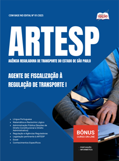 apostila-artesp-pdf-agente-de-fiscalizacao-a-regulacao-de-transporte-i-2025
