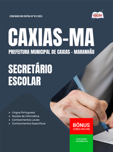 apostila-prefeitura-de-caxias-pdf-secretario-escolar-2025