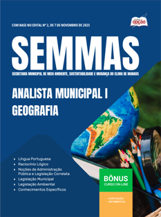 apostila-semmas-manaus-pdf-analista-municipal-i-geografia-2025