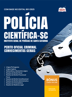 Apostila PCI 2026 em PDF - Perito Oficial Criminal