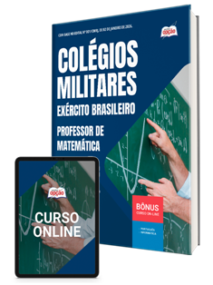 Apostila Colégio Militar em PDF 2026 - Professor de Matemática
