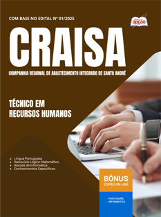 Apostila CRAISA-SP em PDF 2026 - Técnico em Recursos Humanos