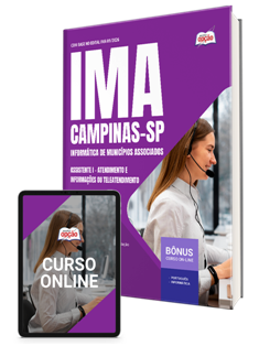 Apostila IMA-Campinas em PDF 2026 - Assistente I - Atendimento e Informações ou Teleatendimento