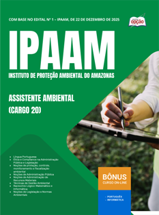 Apostila IPAAM em PDF 2026 - Assistente Ambiental