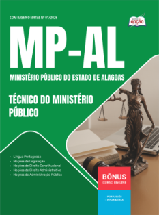 Apostila MP-AL em PDF 2026 - Técnico do Ministério Público