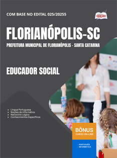 Apostila Prefeitura de Florianópolis - SC em PDF 2026 - Educador Social
