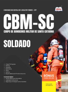 Apostila CBM-SC em PDF 2026 - Curso de Formação de Praças/Soldados