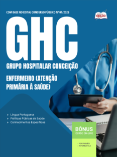 Apostila GHC-RS em PDF 2026 - Enfermeiro (Atenção Primária à Saúde)
