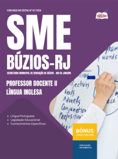 Apostila Prefeitura de Armação dos Búzios-RJ em PDF 2026 - Professor Docente II - Língua Inglesa