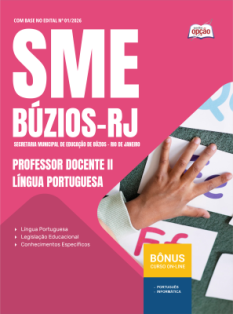 Apostila Prefeitura de Armação dos Búzios-RJ em PDF 2026 - Professor Docente II - Língua Portuguesa
