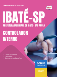 Apostila Prefeitura de Ibaté - SP em PDF 2026 - Controlador Interno