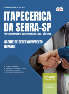 Apostila Prefeitura de Itapecerica da Serra - SP em PDF 2026 - Agente de Desenvolvimento Humano