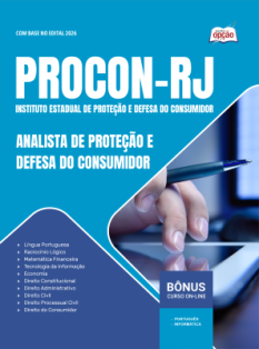 Apostila PROCON-RJ em PDF 2026 - Analista de Proteção e Defesa do Consumidor