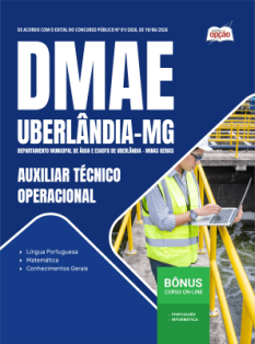 apostila-dmae-uberlandia-pdf-auxiliar-tecnico-operacional-2026
