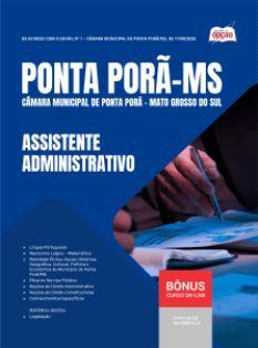 apostila-camara-de-ponta-pora-assistente-administrativo-2026-em-pdf